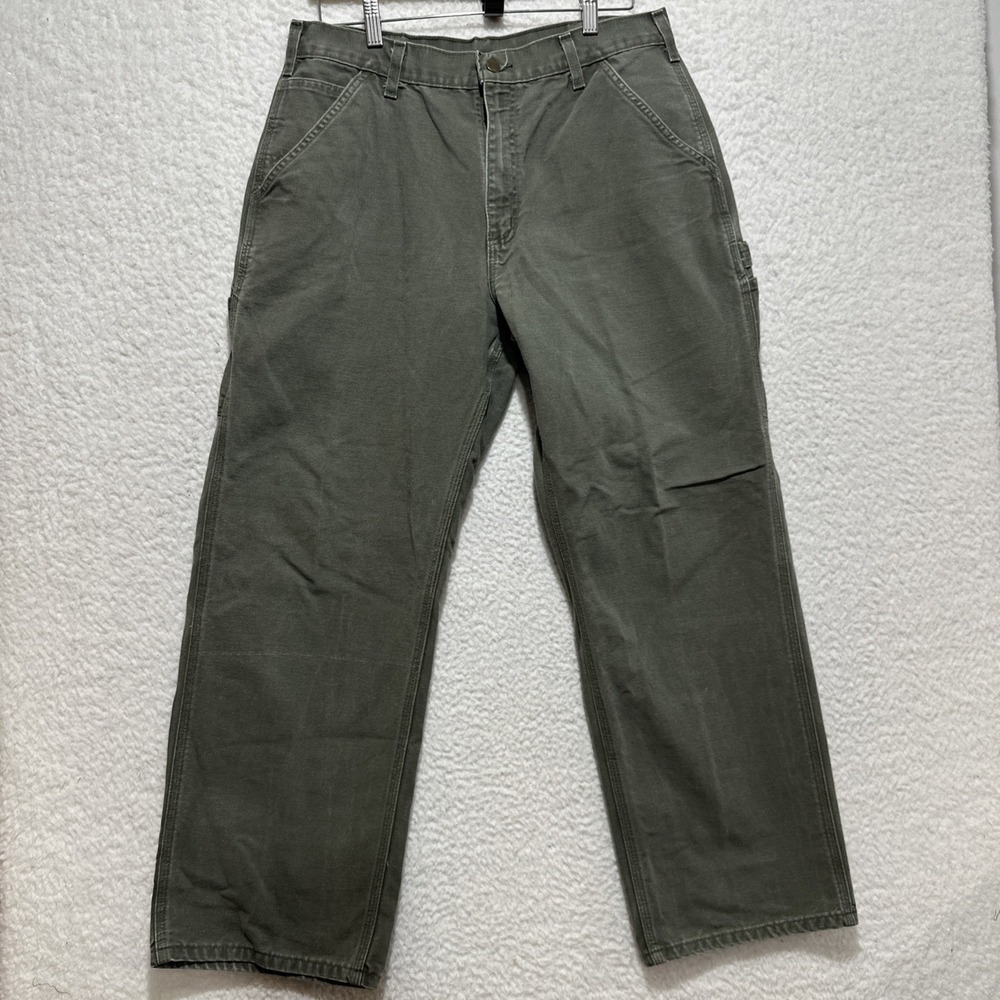 Carhartt Vintage B11 Washed Duck Pants MOS (olive) Size 34